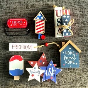 Tiered Tray 4th of July Decor